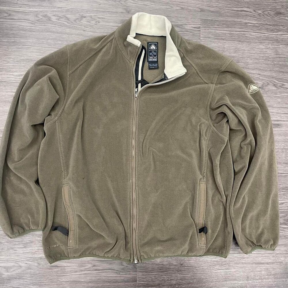 Nike-acg Men's Khaki and White Jacket